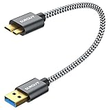 ✅【Garantía de 12 meses】Recibirá un paquete de cable micro b USB 3.0 de 0.3 m, garantía de reemplazo/reembolso de 12 meses. Si tiene algún problema, envíenos un correo electrónico gratuito.