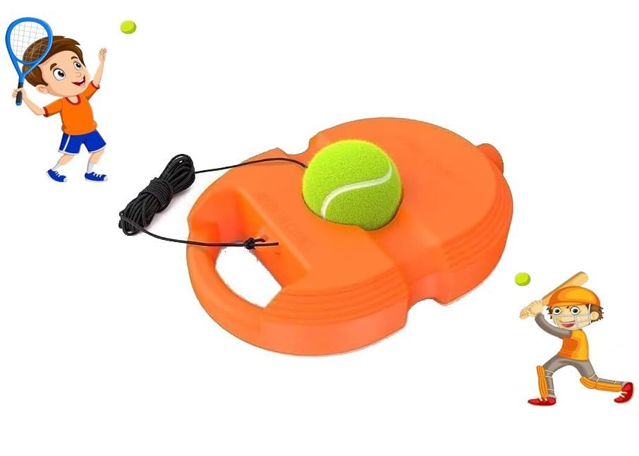 Portable Cricket Tennis tool Self Tennis Trainer Rebound Ball with String Solo Practice Tennis Trainer Set with Rope Fill Sand Water [Suitable for Beginners Experience Person]Tennis Training Equipment (B0D6GYBPD7) Amazon Price History, Amazon Price Tracker