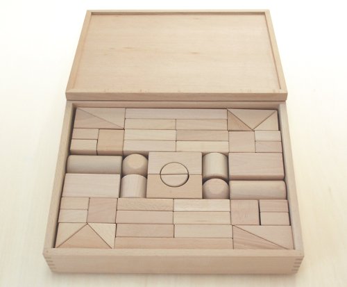 【新品】積み木　４段セット 楽天市場】[積み木 積木 木のおもちゃ]名入れ付き・積木4Aセット