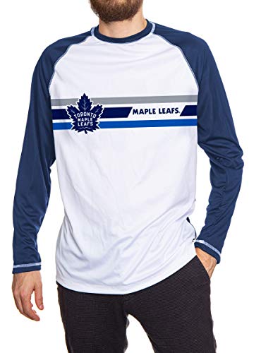Rashguard NHL manga larga para playa y piscina con estampado a rayas Calhoun