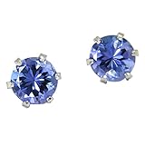 カード鑑別書付 スーパーAクラス タンザナイト プラチナ Pt900 ピアス レディース