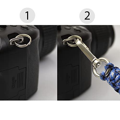 Image of Paracord Wrist | Camera Strap for Robust Hand Grip To Hold All DSLR Camera | Heavy gear | Binocular -Alloy camera strap