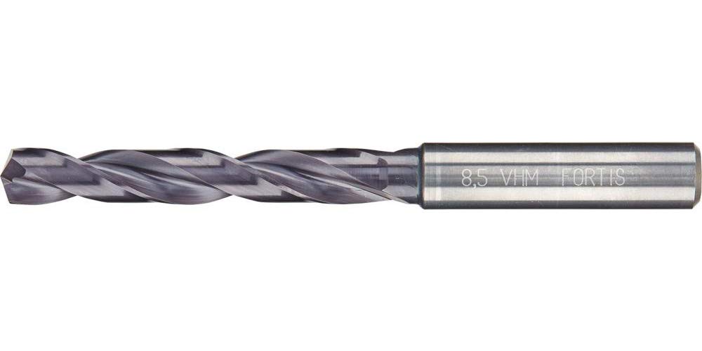 FORTIS VHM - Punta elicoidale per trapano in metallo duro HL 5 x D UNI HA 6,2 TiAlN+ D6537