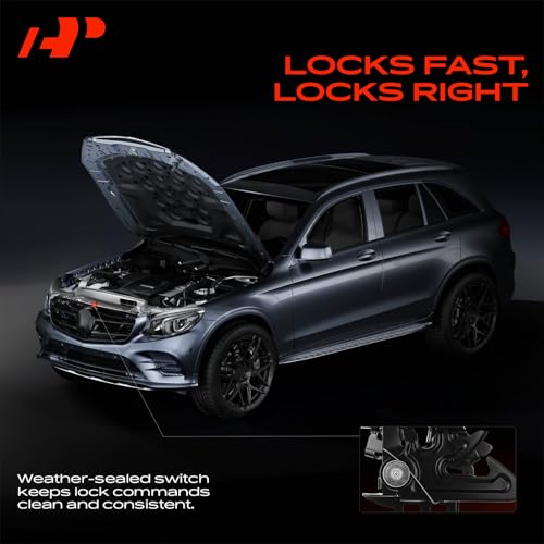Image of A-Premium Hood Latch Lock Compatible with Chevrolet GMC Cadillac Oldsmobile