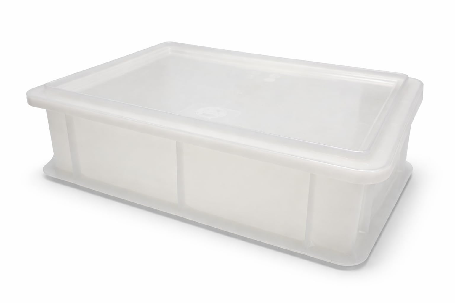 Deckmann 1 Pizzaballenbox + 1 Deckel | Standardgröße 41x31x11cm | Made in Italy | Gärbox, Teigwanne für Pizzateig | Teigbox für Pizzaballen, Pizzateigbehälter