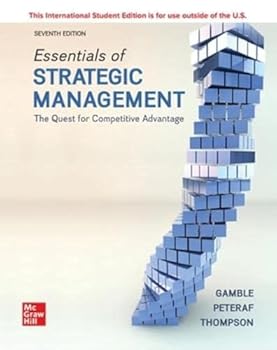 Paperback Essentials Of Strategic Management Book