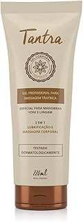 Gel Profissional para Massagem Tântrica E Lubrificante Yoni e Lingam 220ml