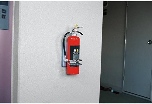 Shinkyowa SK-FEB-01K Fire Extinguisher Box, Wall Mounted, Silver Metallic