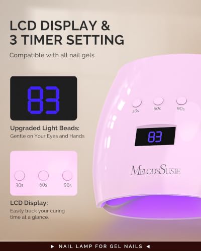 Image of MelodySusie Detachable Base UV /LED Nail Lamp P-Plus30I for Hard Gel