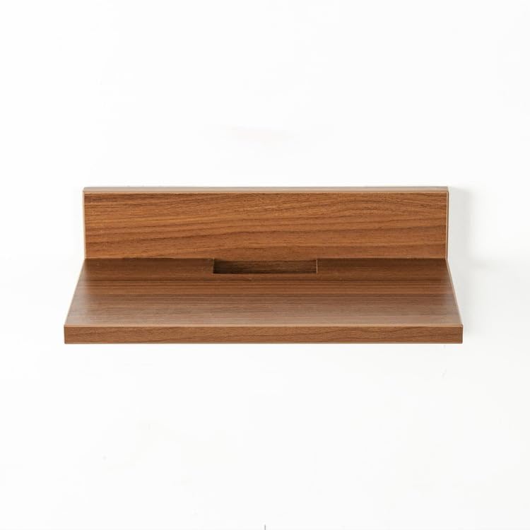 Carved Creations Wood Set Top Box Stand, WiFi Router Holder Wooden Wall Shelves | Setup Box Stand for Home | Wall Mount Stylish WiFi Router Holder |Wooden tv Wall Shelf,Walnut, Standard| Wall Shelf-image-27