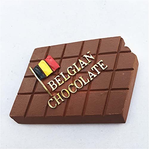 Imán Decorativo Souvenir Chocolate Bélgica 3D miniatura 2