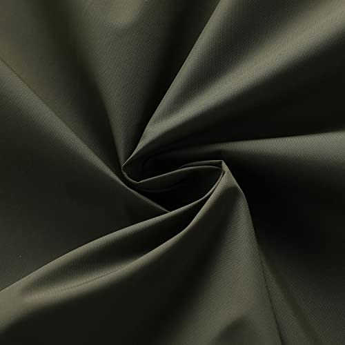 Cookfip Men's Zip Up Waterproof Rain Jacket Outdoor Lightweight Softshell Hiking Travel With Zippered Pocket (Army Green/Black, Xl) #TOP6