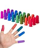Mr. Pen- Hot Glue Gun Finger Protectors, 24 pcs, Assorted Colors Silicone Finger Protectors, Rubber Fingers Tips, Rubber Finger Covers, Rubber Finger Tips Protector, Finger Grip, Finger Rubber Tips