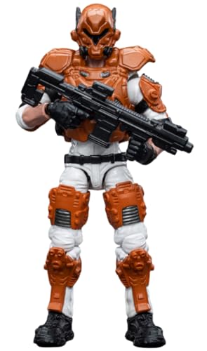 HiPlay JoyToy Collectible Figure: Army Builder Promotion Pack - 15 Action Figures, 1:18 Scale, Orange, 1:18 scale, 4.21 inches tall