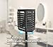Braiding Hair Rack Hair Extension Holder,2 Sided Standing Hair Stand,Rotating Hair Braiding Stand,160 Pegs Standing Braiding Braid Rack,Wooden Braid Rack for Hair Braiding with Tray for Hair Stylist Zeifnot