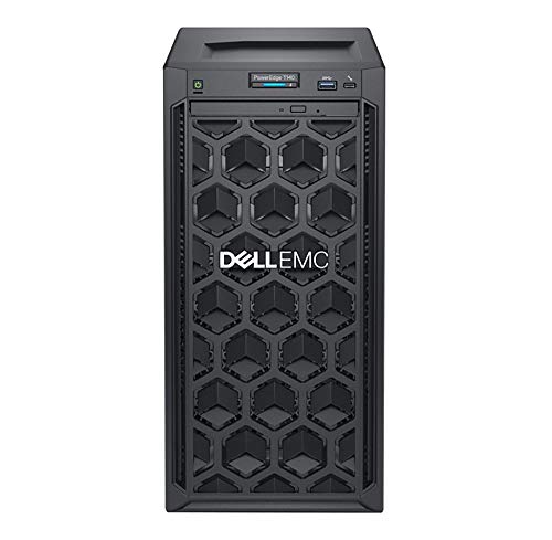 Dell PowerEdge T140 Mini Tower Server with Intel Xeon 3.3GHz CPU, 32GB DDR4 RAM, 8TB HDD Storage, RAID, Windows 2016 (Renewed)
