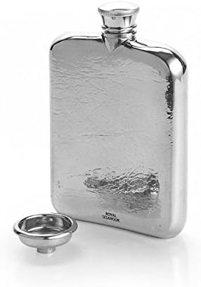 Royal Selangor Hand Finished Generic Collection Pewter Hip Flask (140ml) Gift