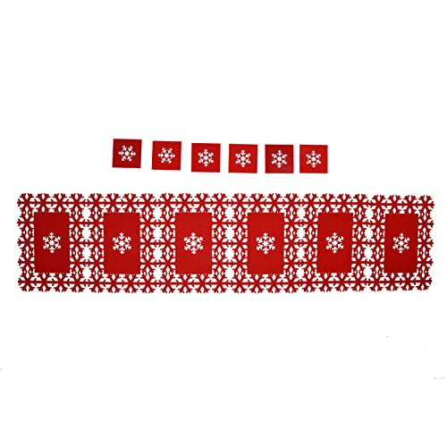 NX}Xe[ui[ v[X}bgZbg jXm[t[NfUC ϔMztFg_CjO}bg zf[fR[Vp 6PCS v[X}bgƃR[X^[ (Xm[t[NX^C 35*25cm v[X}bg 6  + `