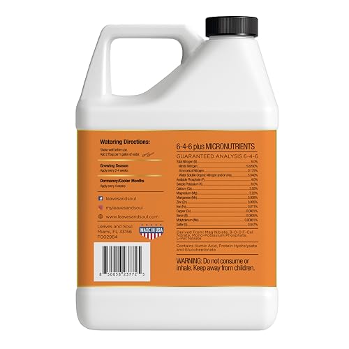 Fertilizante Líquido para Cítricos Leaves and Soul 32 oz miniatura 2