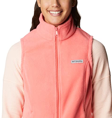 Columbia Women's Plus Size Benton Springs Vest, Blush Pink, 3X