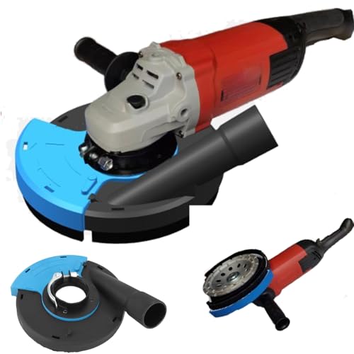 Kit de cache-poussière pour meuleuse d'angle, housse de meulage sous vide de 22,9 cm avec quatre outils, compatible avec meuleuse d'angle de 230 mm