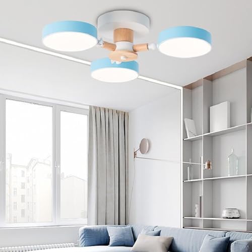 Plafonnier acrylique et bois massif pour éclairer efficacement un couloir sombre