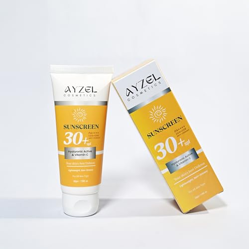 Image of Sunscreen SPF 30 ? Broad Spectrum UVA /UVB Protection | Lightweight, Non-Greasy & Water-Resistant | Daily Sun Protection for All Skin Types 50gm