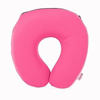 Nuby Reisekissen aus Memory-Schaum – Weiches Reisekissen – Ab 0 Monaten – Rosa