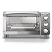 BLACK+DECKER 4-Slice Toaster Oven, TO1745SSG-1A, Even Toast, 4 Cooking Functions Bake, Broil, Toast and Keep Warm, Removable Crumb Tray, Timer