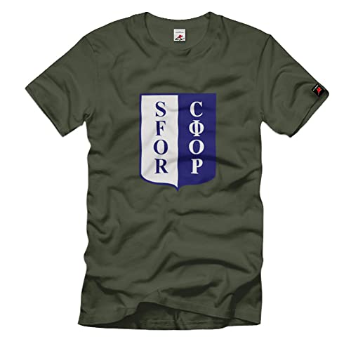 T-Shirt SFOR Bundeswehr Bosnie Yougoslavie guerre civile vêtement militaire Copytec