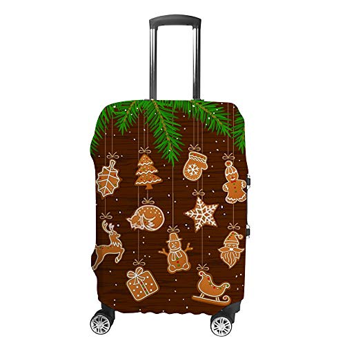 Housse de Protection Bagages Voyage Noël Anti-Salissure pour Valise Rígide