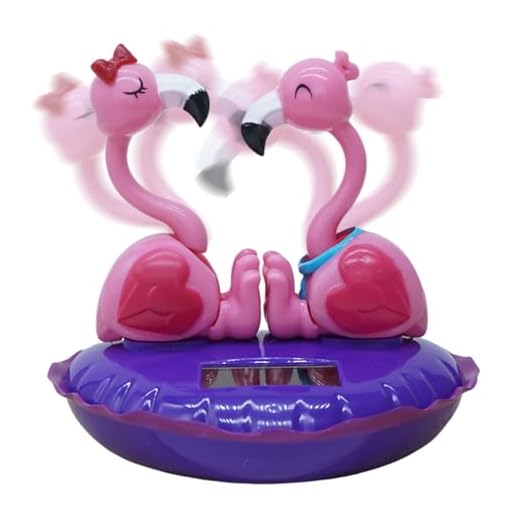 Flamenco de energía Solar, diseño de Flamenco Solar, decoración para el salpicadero del Coche, decoración de Escritorio