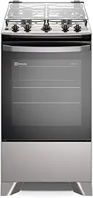 Fogão Electrolux 4 bocas Efficient com PerfectCook Prata (FE4IS) Bivolt