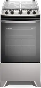 Fogão Electrolux 4 bocas Efficient com PerfectCook Prata (FE4IS) Bivolt