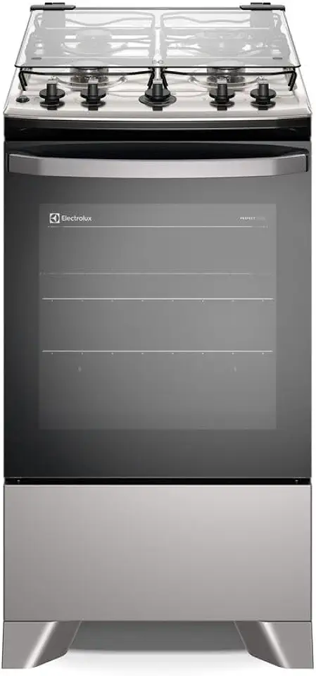 Fogão Electrolux 4 bocas Efficient com PerfectCook Prata (FE4IS) Bivolt