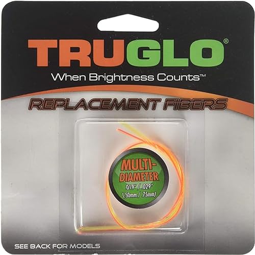 Fibres de rechange TRUGLO .019 .029X9 pour vos sessions de tir en for&ecirc;t