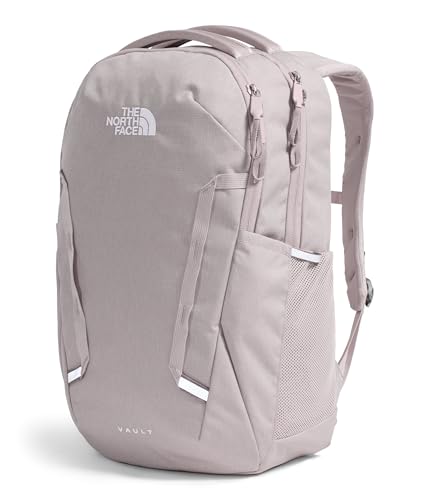 Image of THE NORTH FACE Women's Vault Everyday Laptop Backpack - PFAS Free, Moonstone Grey Dark Heather /Moonstone Grey, One Size