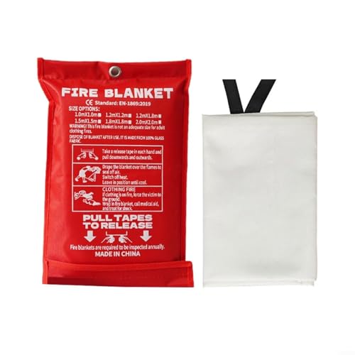 Couverture anti-feu réutilisable composée de fibre de verre, conçue pour étouffer et protéger la chaleur lors de l'évasion (1)