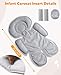 Kaelox Infant Car Seat Insert for Newborn Girls Boys, 3 in 1 Reversible Cushion for Carseat with Strap Pads Buckle Cover Extra Soft Carseat Support Pad for All Season, Grey