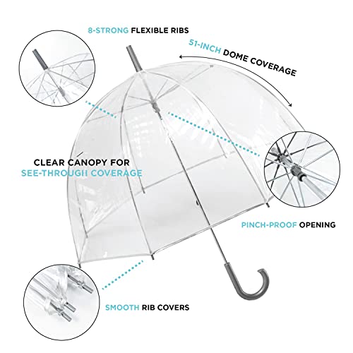 totes Clear Bubble Umbrella by totes - Image 2