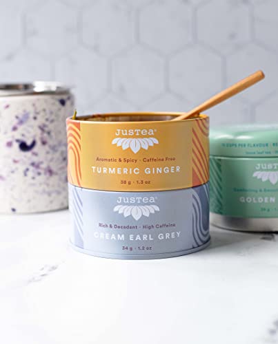 JusTea Assorted Tea Trio Stacking Tins