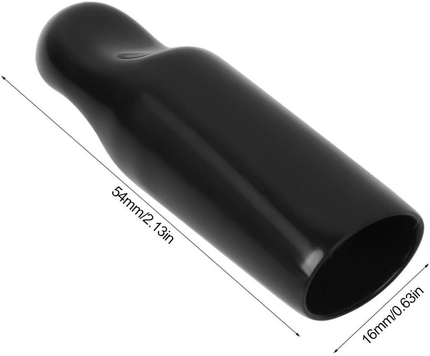 30Pcs Beer Tap Covers, Black PVC Faucet Dust Caps 54 x 16 mm for Standard Bar Taps, Kegerators and Brewing Equipment