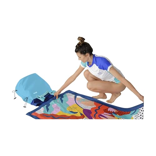 Mares Seaside Towel, Unisex Telo Stute, Ręcznik z Mikrofibry, Wielokolorowe