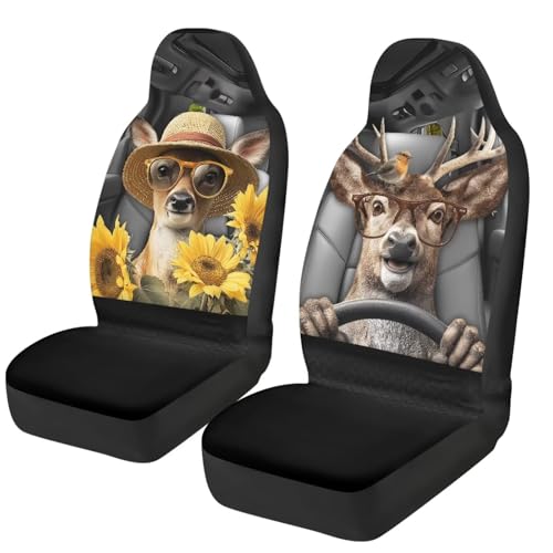 Housse de siège auto girafe tournesol 52x138cm universelle