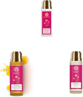 Forest Essentials Body Milk (Rose), 50ml & Facial Cleanser (Honey), 200ml & Shower Wash (Rose), 50ml | For Luxurious Skincare Price In India