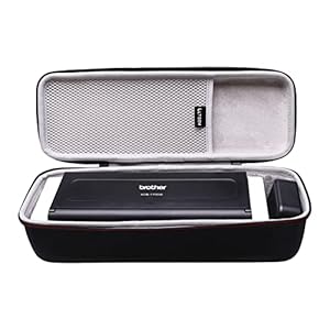 LTGEM Hard Case for Brother ADS-1700W / ADS-1200 / ADS-1250W Wireless Document Scanner – Travel Protective Carrying Storage Bag