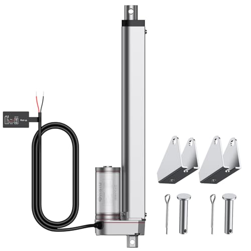 Image of 12V Actuator High Speed 10mm/s 165lbs/750N Linear Motion Actuator 12"/300mm