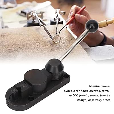 Ring Bending Machine Kit Stainless Steel Mandrel Sizer Tool Set with Nylon Dies Measuring Tool for Jewelry Making Craft