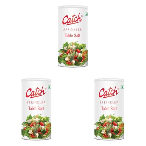 Image of Catch Sprinklers Iodized Table Salt, 200g (Pack of 3)
