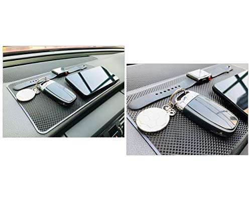 Extra Large 26 x 15cm Magic Anti-Slip Non-Slip Mat Car Dashboard Sticky Pad Adhesive Mat for Cell Phone, CD, Electronic Devices, iPhone, iPod, MP3, MP4, GPS - Black - Thumbnail 7